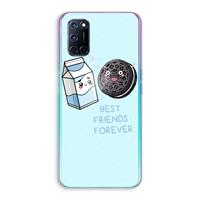 CaseCompany Best Friend Forever: Oppo A92 Transparant Hoesje