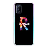 CaseCompany Abstract Spectrum: Oppo A92 Transparant Hoesje