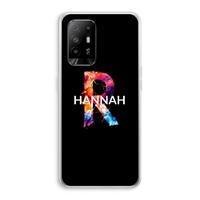 CaseCompany Abstract Spectrum: Oppo A95 5G Transparant Hoesje