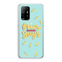 CaseCompany Always fries: Oppo A95 5G Transparant Hoesje