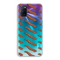 CaseCompany Bacon to my eggs #2: Oppo A92 Transparant Hoesje