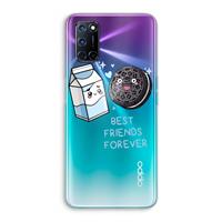 CaseCompany Best Friend Forever: Oppo A92 Transparant Hoesje