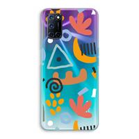 CaseCompany Abstract: Oppo A92 Transparant Hoesje