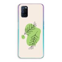 CaseCompany Beleaf in you: Oppo A92 Transparant Hoesje