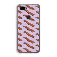 CaseCompany Bacon to my eggs #2: Google Pixel 3a Transparant Hoesje
