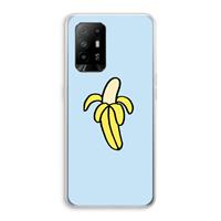 CaseCompany Banana: Oppo A94 5G Transparant Hoesje