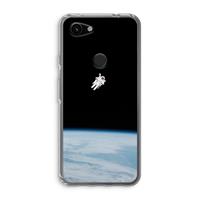 CaseCompany Alone in Space: Google Pixel 3a Transparant Hoesje