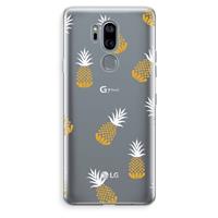 CaseCompany Ananasjes: LG G7 Thinq Transparant Hoesje