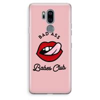 CaseCompany Badass Babes Club: LG G7 Thinq Transparant Hoesje