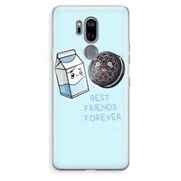CaseCompany Best Friend Forever: LG G7 Thinq Transparant Hoesje