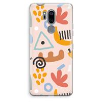 CaseCompany Abstract: LG G7 Thinq Transparant Hoesje