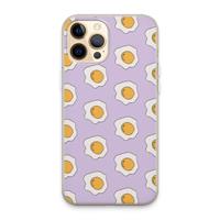 CaseCompany Bacon to my eggs #1: iPhone 13 Pro Max Transparant Hoesje