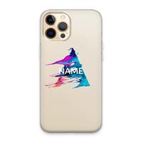 CaseCompany Abstract Spectrum: iPhone 13 Pro Max Transparant Hoesje