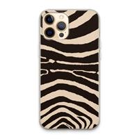 CaseCompany Arizona Zebra: iPhone 13 Pro Max Transparant Hoesje