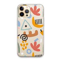 CaseCompany Abstract: iPhone 13 Pro Max Transparant Hoesje