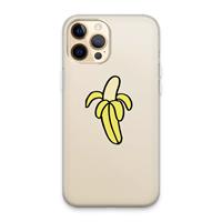 CaseCompany Banana: iPhone 13 Pro Max Transparant Hoesje