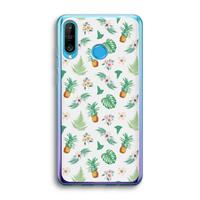 CaseCompany Ananas bladeren: Huawei P30 Lite Transparant Hoesje