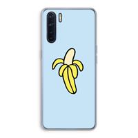 CaseCompany Banana: Oppo A91 Transparant Hoesje