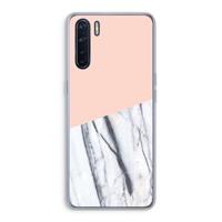 CaseCompany A touch of peach: Oppo A91 Transparant Hoesje