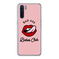 CaseCompany Badass Babes Club: Oppo A91 Transparant Hoesje