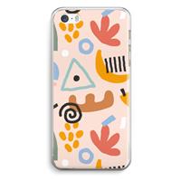CaseCompany Abstract: iPhone 5 / 5S / SE Transparant Hoesje