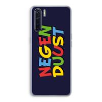 CaseCompany 90's One: Oppo A91 Transparant Hoesje