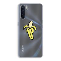 CaseCompany Banana: Oppo A91 Transparant Hoesje