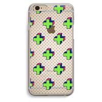CaseCompany 8-bit N°10: iPhone 6 / 6S Transparant Hoesje