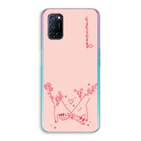 CaseCompany Best Friends: Oppo A92 Transparant Hoesje