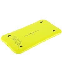 Huismerk K8 Geel Pure Power Qi Standaard Ultra Slim Draadloos oplaad plaat mat, Geschikt voor Nokia Lumia 920 / 1020 Samsung Galaxy Note II / N7100 etc.