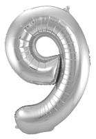 Folieballon 9 jaar voor lucht of helium MEGA