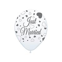 Just Married ballonnen 8st.