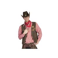 Bellatio Cowboy blouse rood voor heren