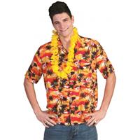 Bellatio Hawaii shirt rood/oranje Multi