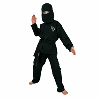 Bellatio Zwart Ninja kostuum voor kinderen