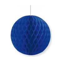 Bellatio Decoratie bol donkerblauw 10 cm