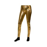 Bellatio Gouden legging Goudkleurig