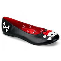 Bellatio Zwarte piraten ballerina schoenen 38