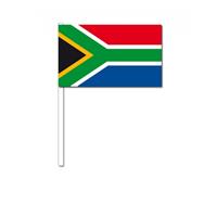 Bellatio Zwaaivlaggetjes Zuid Afrika 12 x 24 cm