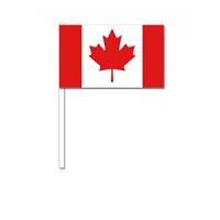 Bellatio Zwaaivlaggetjes Canada 12 x 24 cm