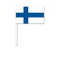 Bellatio Zwaaivlaggetjes Finland 12 x 24 cm