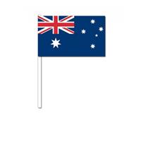 Bellatio Zwaaivlaggetjes Australie 12 x 24 cm