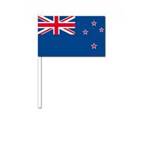 Bellatio Zwaaivlaggetjes Nieuw Zeeland 12 x 24 cm