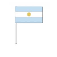 Bellatio Zwaaivlaggetjes Argentinie 12 x 24 cm
