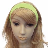 Bellatio Neon groene haarband