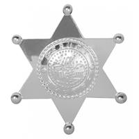Bellatio Sheriff badge ster zilver