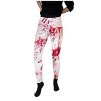 Bellatio Witte legging met bloedvlekken