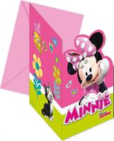 Disney Uitnodigingskaartjes Minnie Mouse