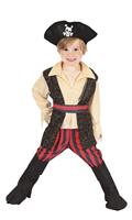 EzyDog Piraat Rocco piraten kostuum voor kind (3-4 jaar)