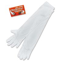 Bellatio Witte lange handschoenen voor volwassenen